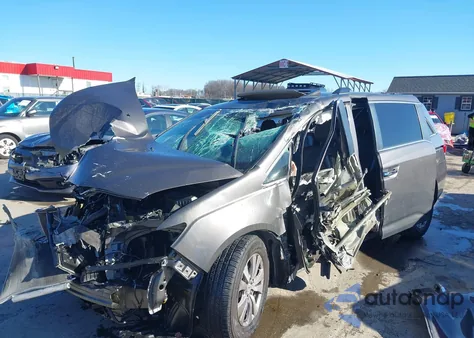 2014 Honda Odyssey Ex-L z USA, uszkodzony, nr VIN 5FNRL5H68EB023569